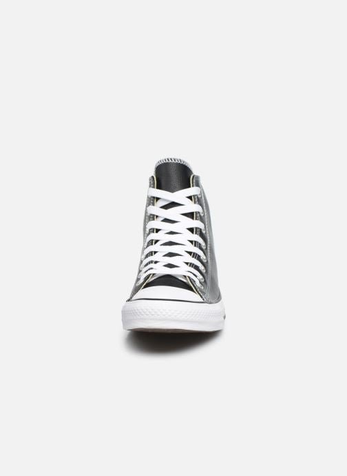All Star Leather Hi Trainers - Black