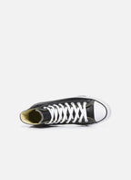 All Star Leather Hi Trainers - Black
