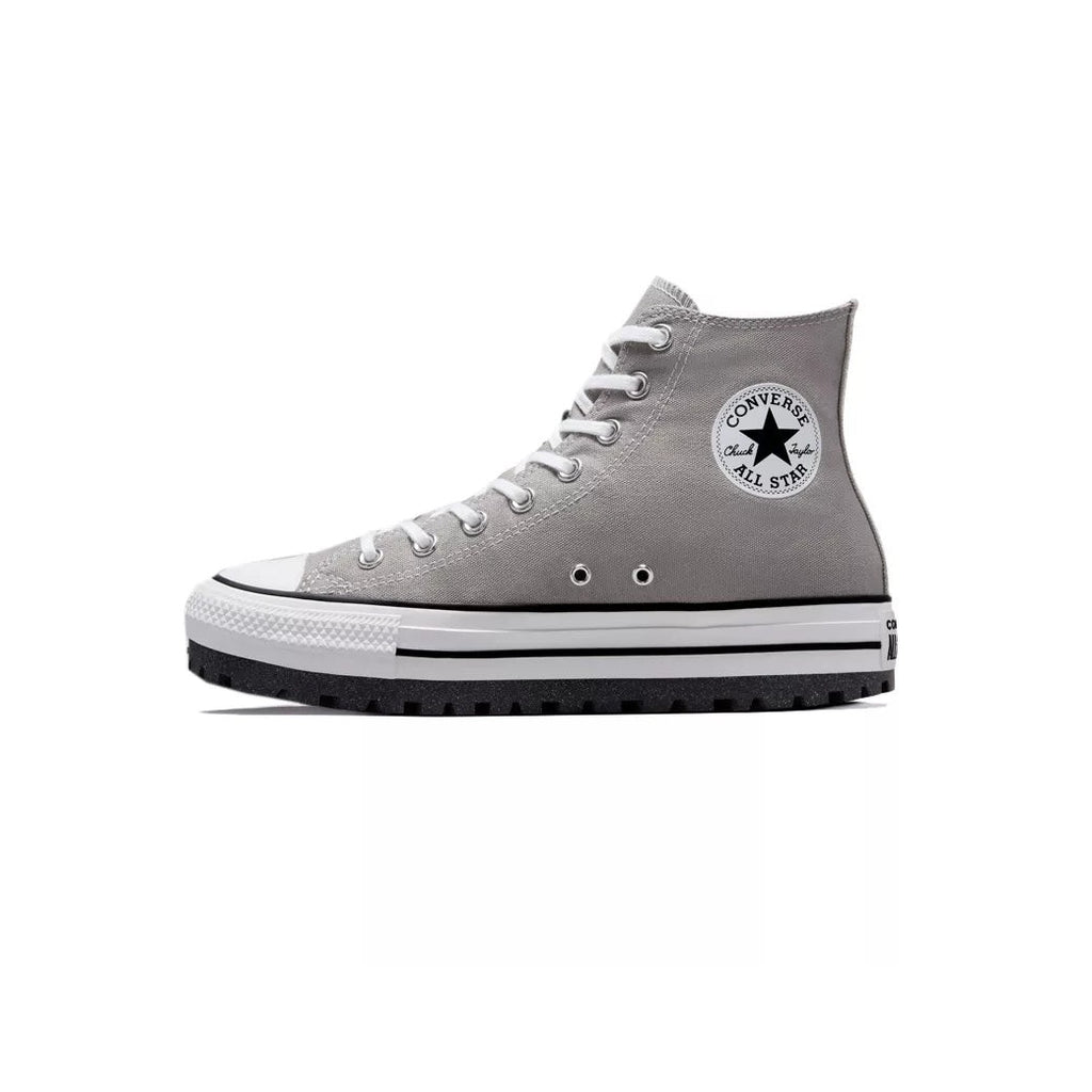 City Trek Canvas Hi Sneakers - Gray