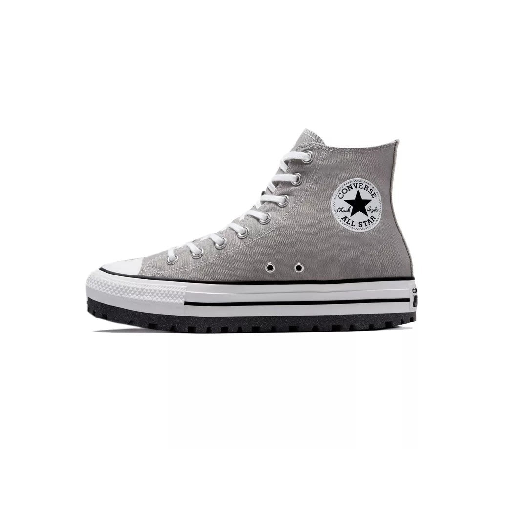 City Trek Canvas Hi Sneakers - Gray