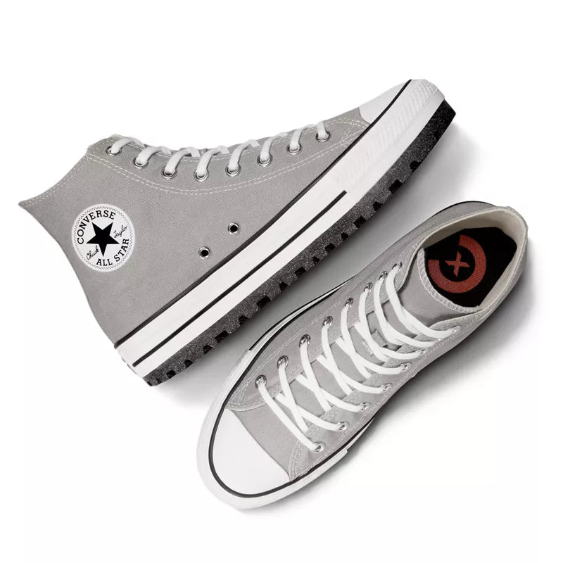 City Trek Canvas Hi Sneakers - Gray