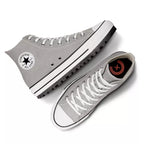 City Trek Canvas Hi Sneakers - Gray