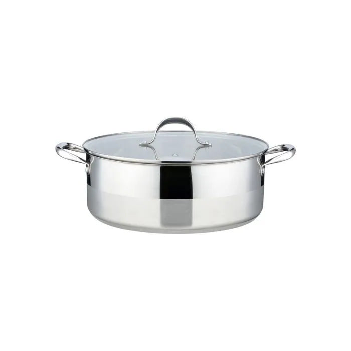 Cazuela 32cm Con Tapa - Acero Inoxidable - Inox