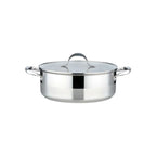 Cazuela 28cm Con Tapa - Acero Inoxidable - Inox