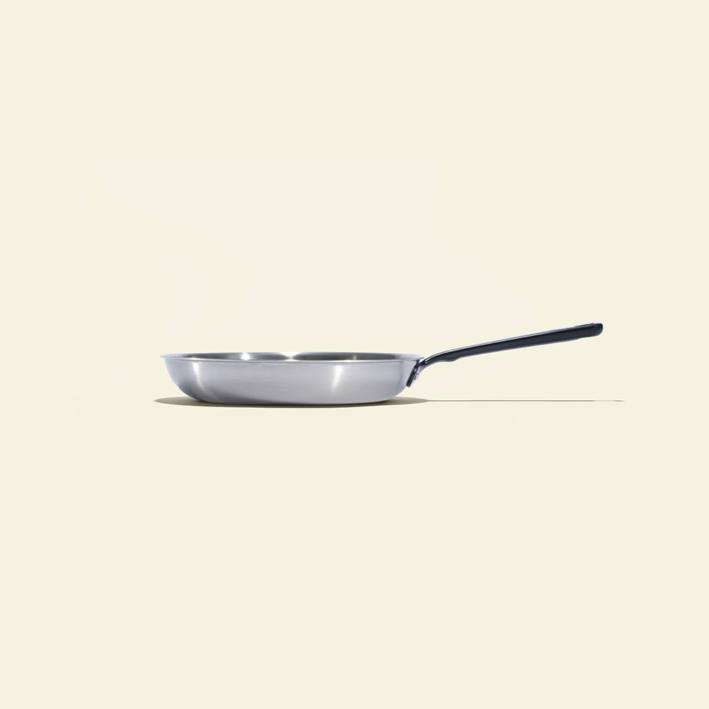 Batterie De Cuisine En Inox Avec Manches Noirs, 7 Pièces