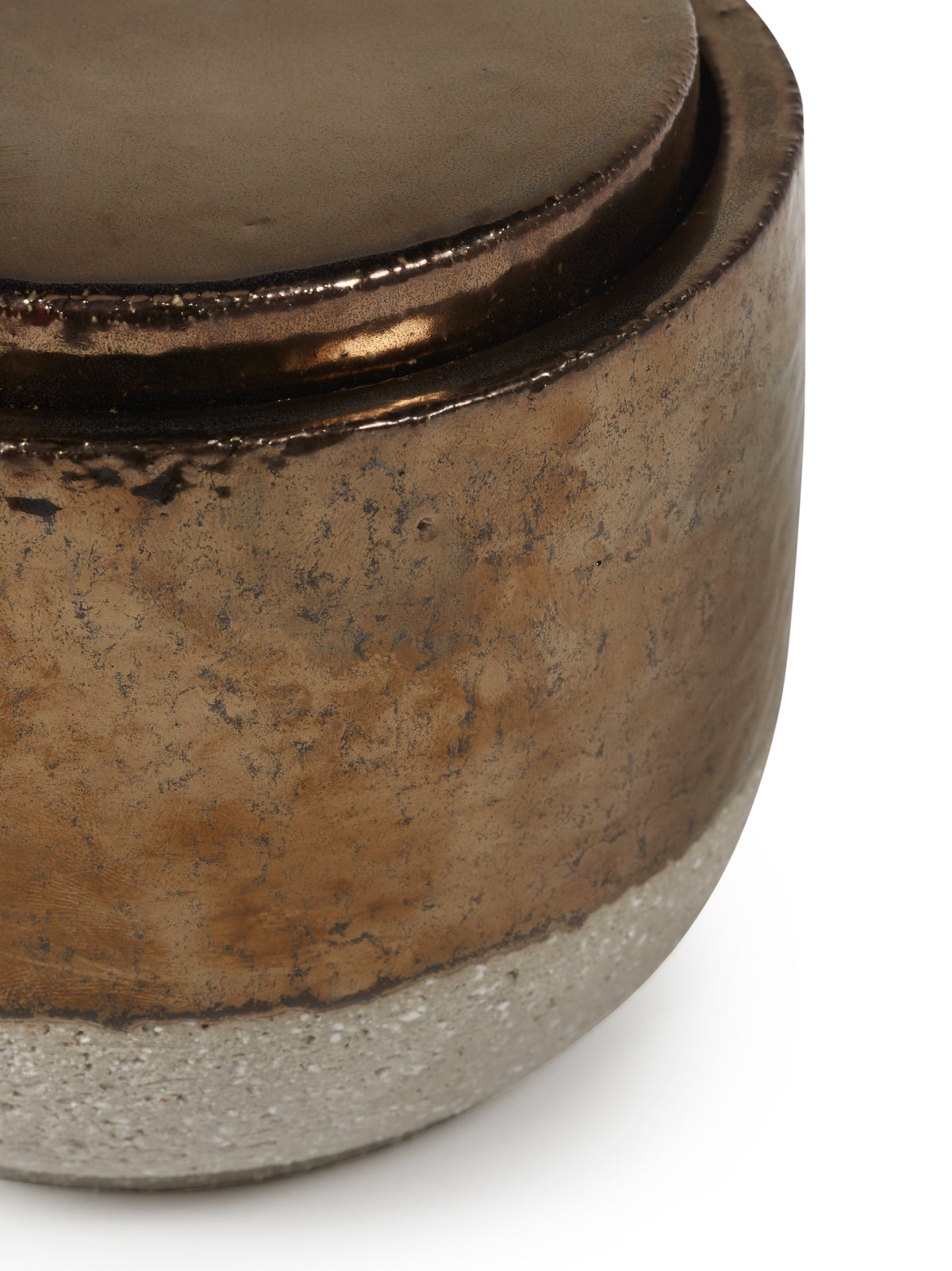 Candles Charred Santal - Doftljus - L - Sojavax och paraffin - Guld