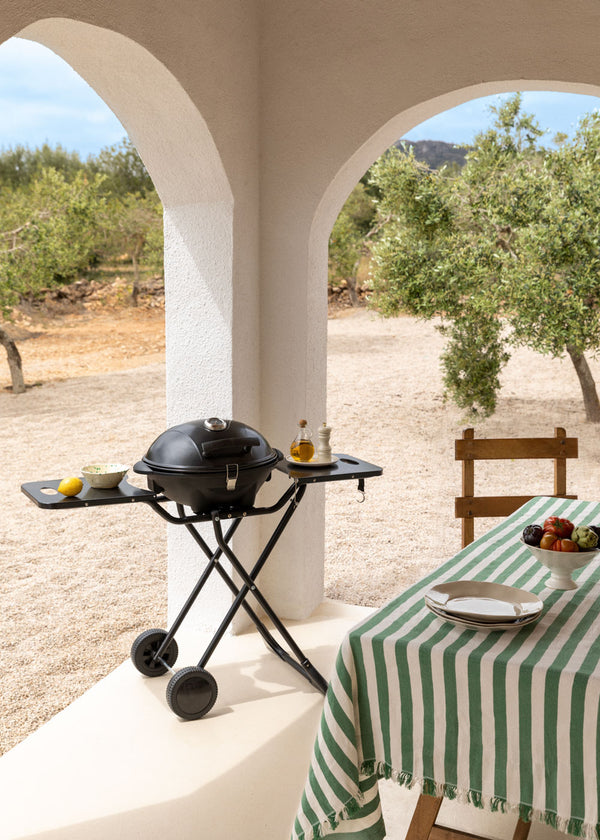Barbacoa 2 En 1 De Superficie - Barbacoa Eléctrica Plegable De Mesa o De Pie