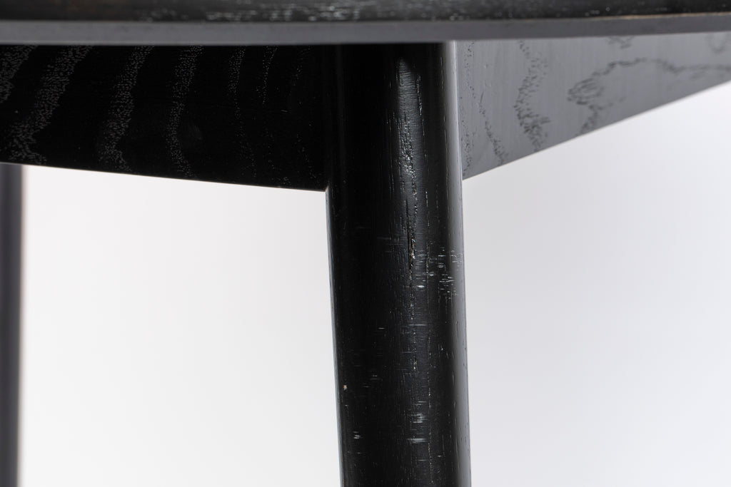 Fabio 120' - Mesa de Comedor - Madera - Negro