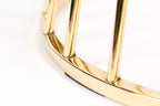 Floris - Mesa de comedor - Vidrio - Oro