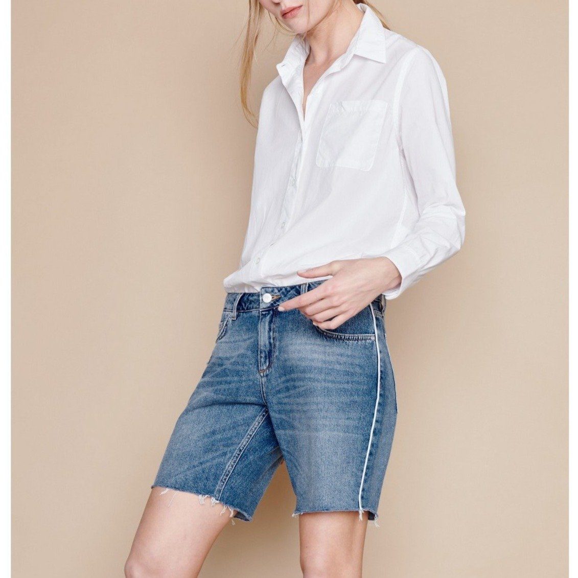 Solane Bermuda Shorts - Dnm Piping