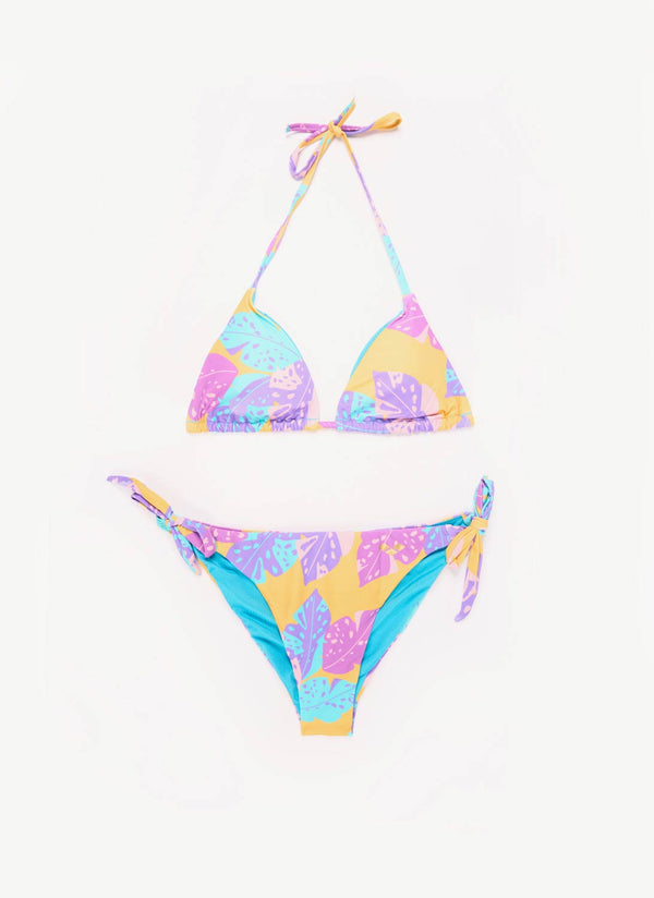 Arena - Bikini triangular integral - Lily Yellow Multi - Mujer