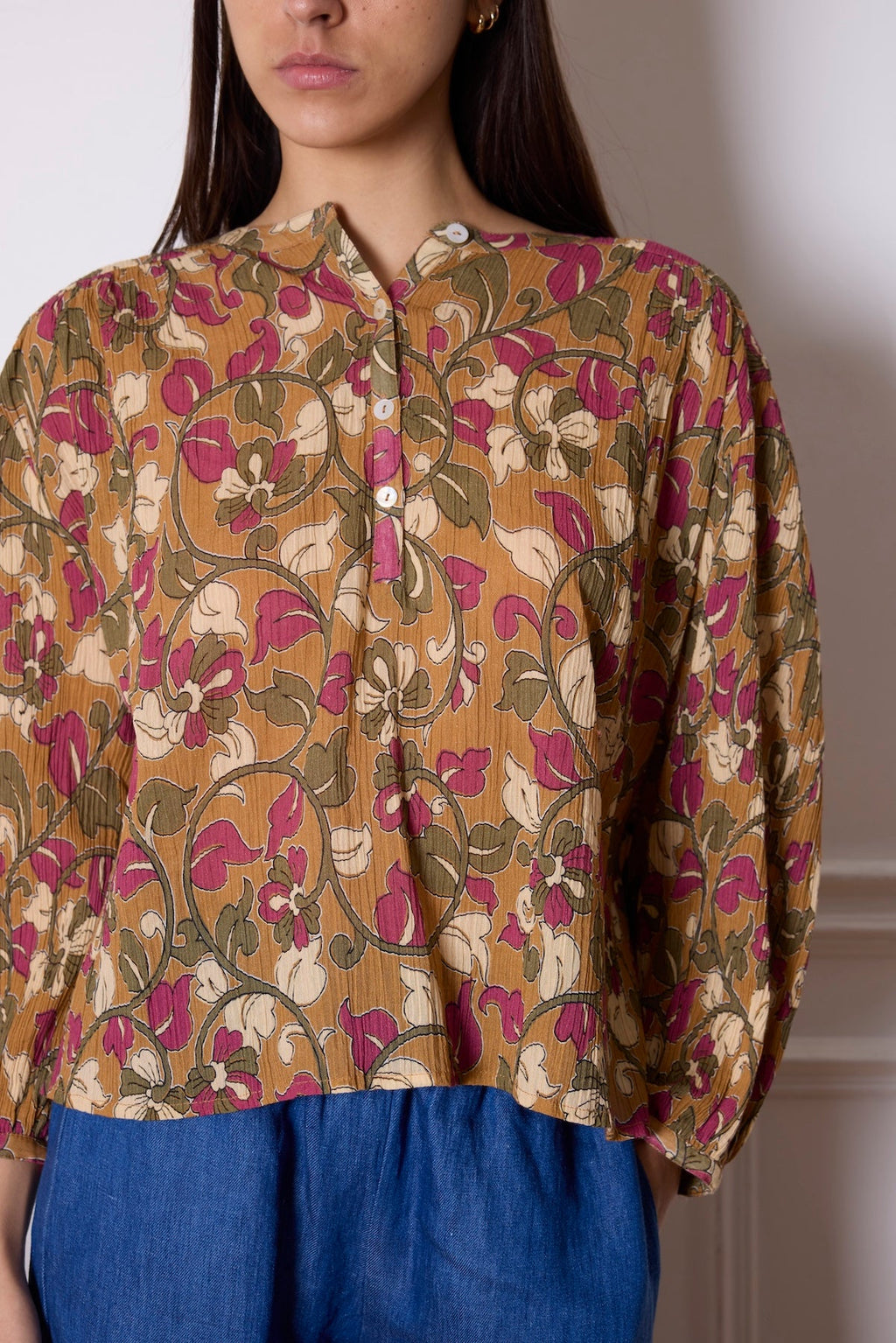 Blouse Bilydun - Ocre