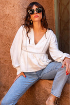 Balior White Blouse