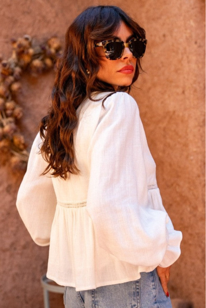 Balior White Blouse