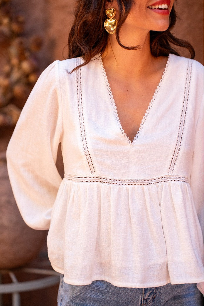 Balior White Blouse