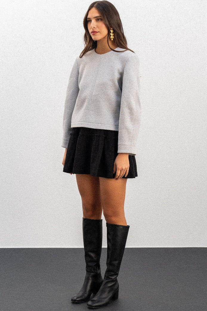 BLOUSE BETTINA GRISE