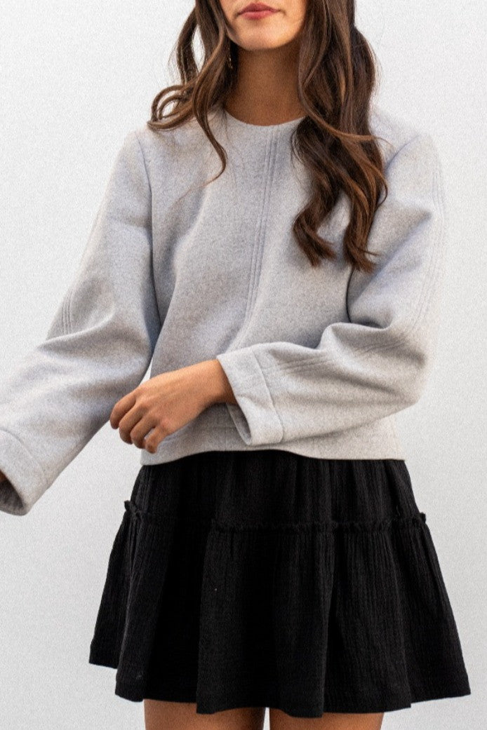 BLOUSE BETTINA GRISE