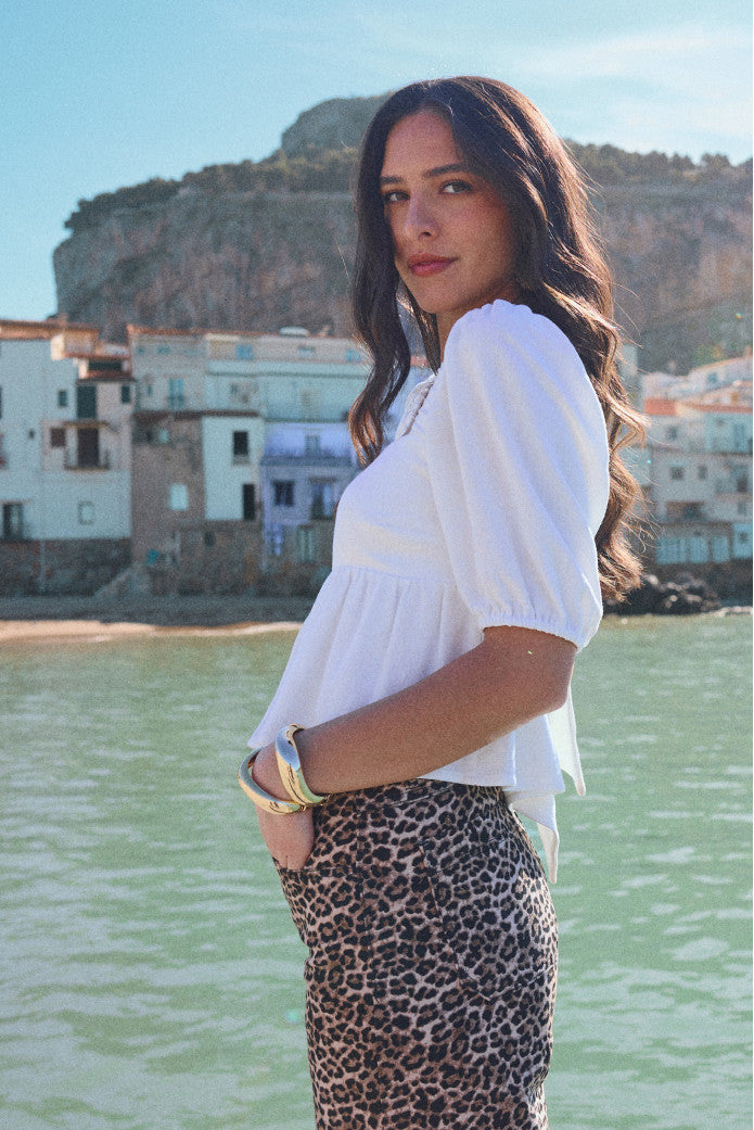 Blouse Blaise Lino Blanc