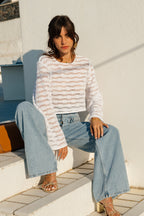 BLUSA BRENDA ARAGNA BLANCO