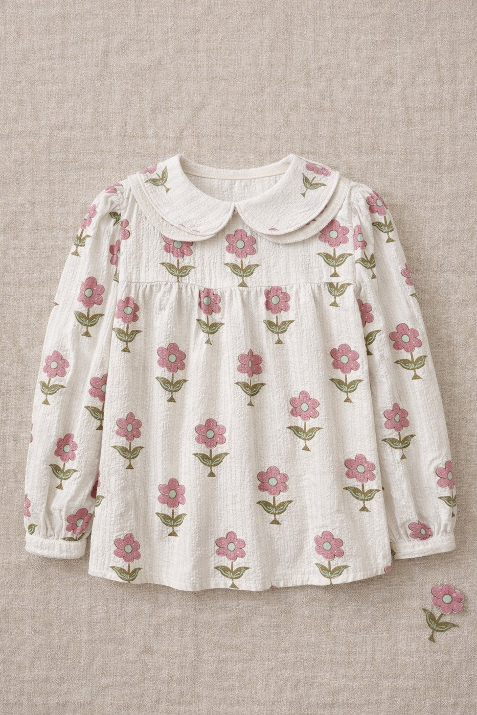 Blusa Barbara Maxi Flores - Niño niña