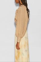 SONG SEERSUCKER BLOUSE - ROSEANNA