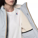 Blouson K-Way Le Vrai 4.0 Albine Orsetto - Gris/Ecru