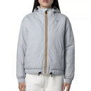 Blouson K-Way Le Vrai 4.0 Albine Orsetto - Gris/Ecru