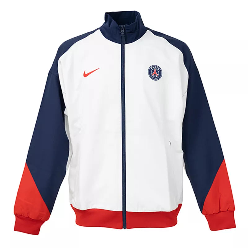 PSG Dry Strike Jacket - White/Blue - Men's Textile Jacket
