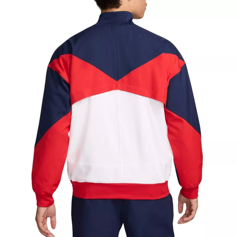 PSG Dry Strike Jacket - White/Blue - Men's Textile Jacket