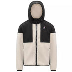 K-Way Samson 4.0 Orsetto Sherpa Jacket - Black/Ecru