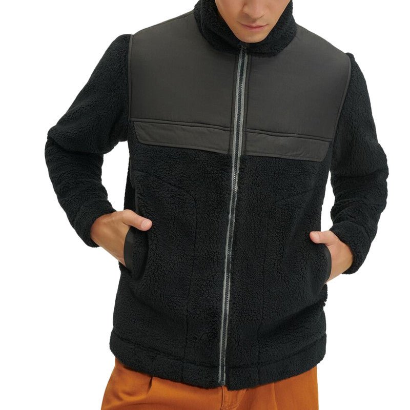 Blouson UGG Seth Blocked Sherpa - Noir - Homme