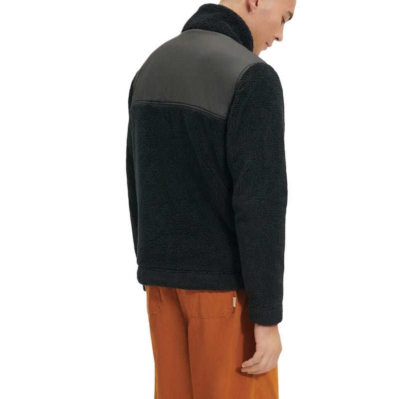 Blouson UGG Seth Blocked Sherpa - Noir - Homme