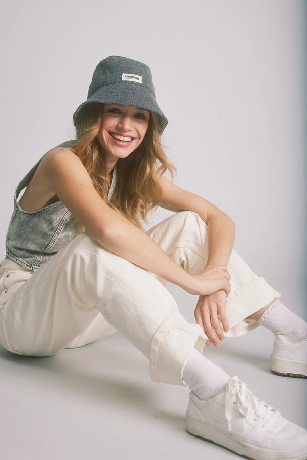 Coiffe Bob Denim - Gris