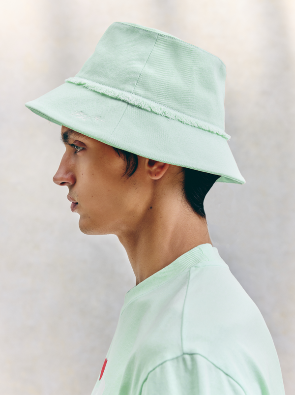 bob / summer / summer / denim / green / pastel / high quality