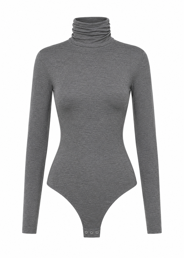 Body Belle Turtleneck - Grey