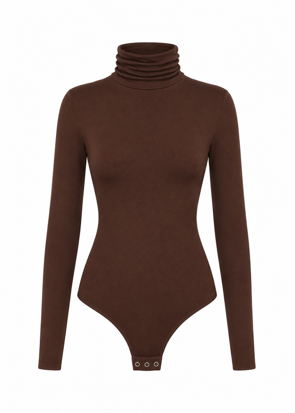 Body Belle Turtleneck - Brown