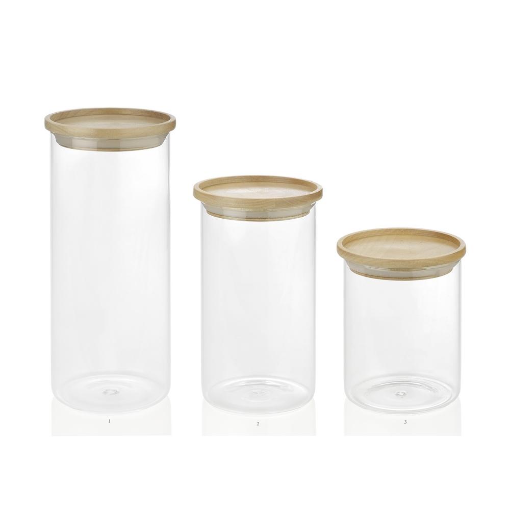 Boîte En Verre Et Bois - Transparent