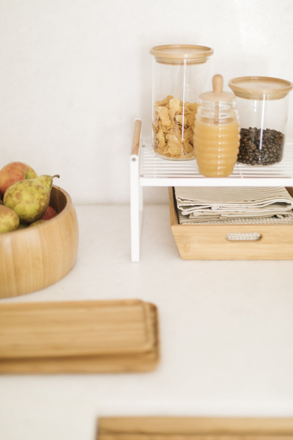 Boîte En Verre Et Bois - Transparent