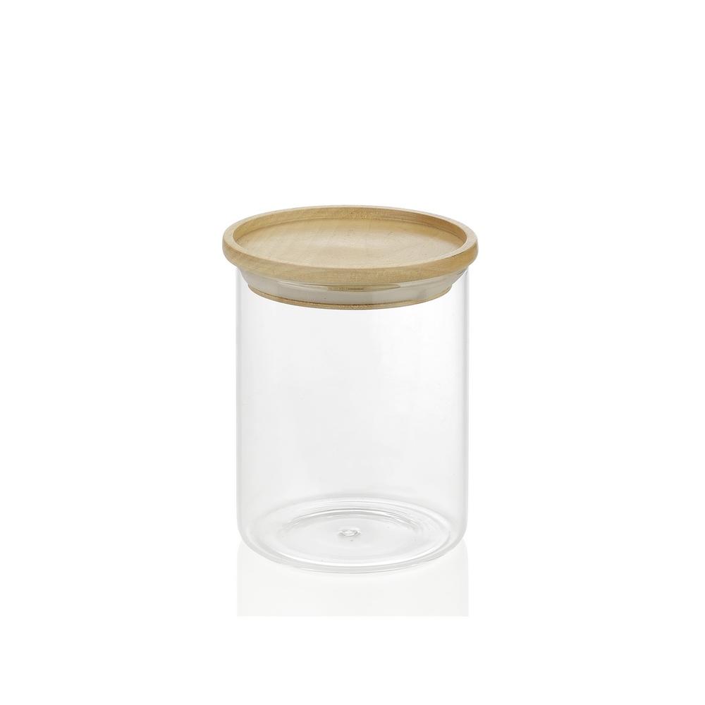Boîte En Verre Et Bois - Transparent