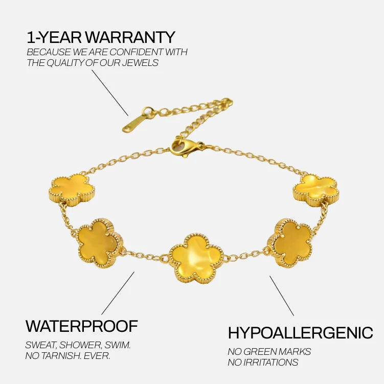 Bracelet Bonheur Jaune