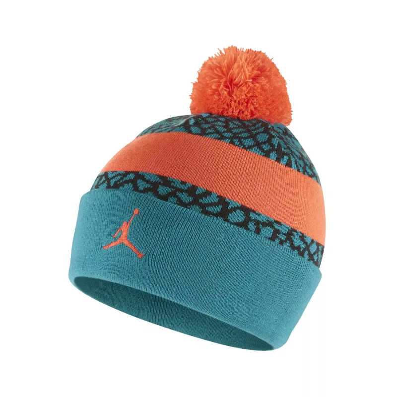 Bonnet Nike Jordan Jumpman Striped Beanie - Bleu