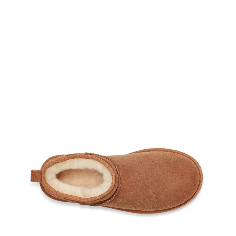 Classic Ultra Mini Boots - Chestnut