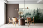 Mural Boreal Forest - Verde Chipre