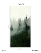 Mural Boreal Forest - Verde Chipre