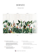Mural Bornéo - Tropical Green
