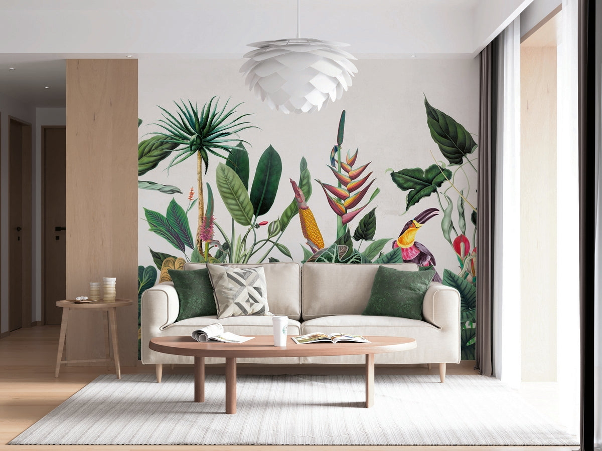 Mural Bornéo - Tropical Green