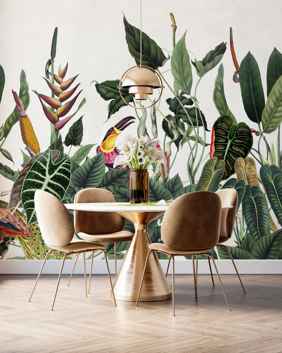 Mural Bornéo - Tropical Green
