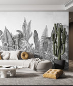 Wandbild Botanic - Anthrazit