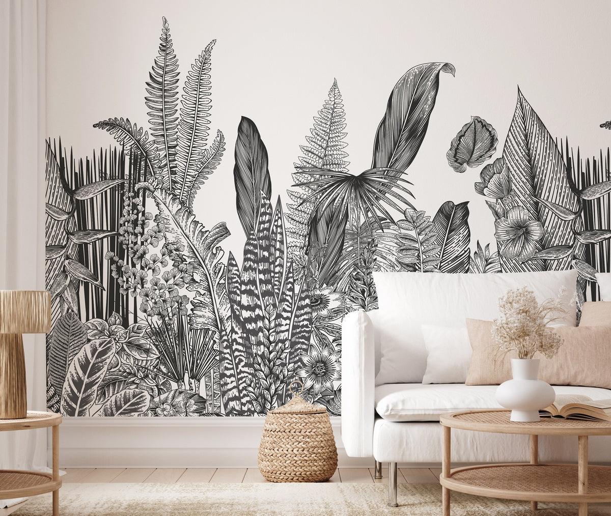 Wandbild Botanic - Anthrazit