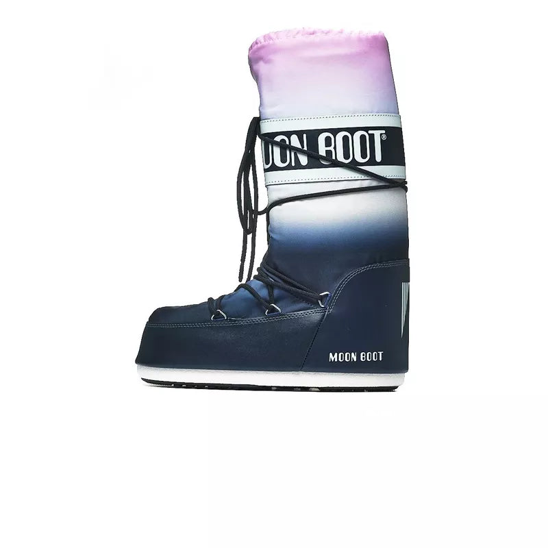 Botas Icon Imprime Lune - Azul/Rosa/Blanco